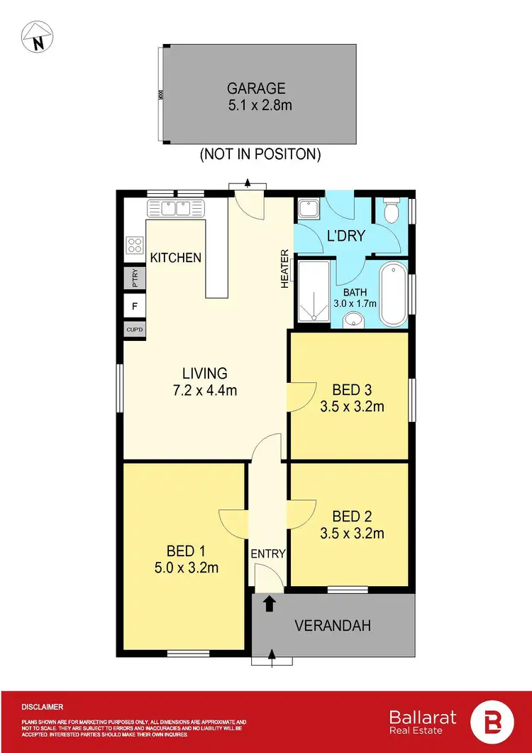 Floorplan of Homely house listing, 208 La Trobe Street, Redan VIC 3350
