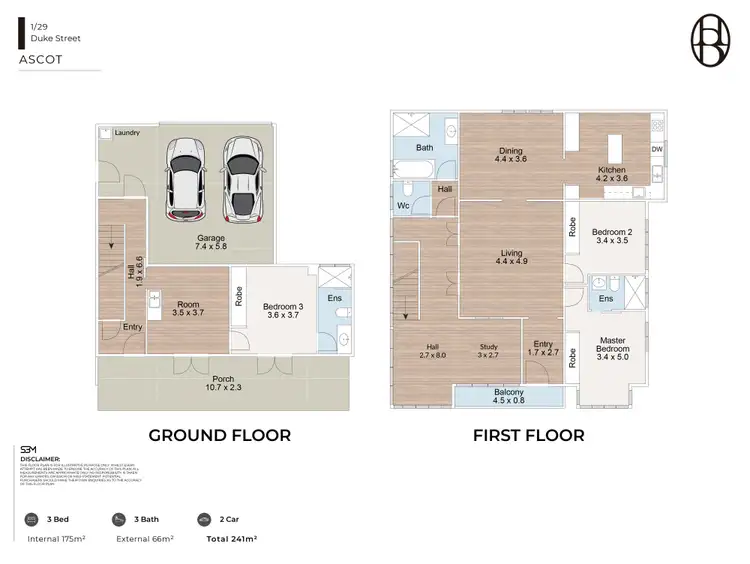 Floorplan of Homely townhouse listing, 29 Duke Street, Ascot QLD 4007