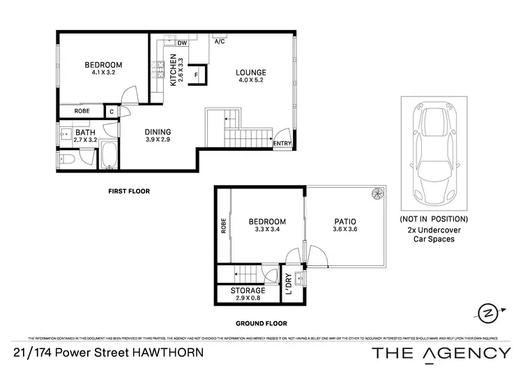 Floorplan of Homely apartment listing, 21/174 Power Street, Hawthorn VIC 3122