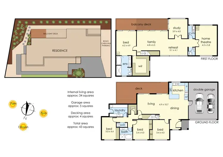 Floorplan of Homely house listing, 4 Salina Court, Frankston South VIC 3199