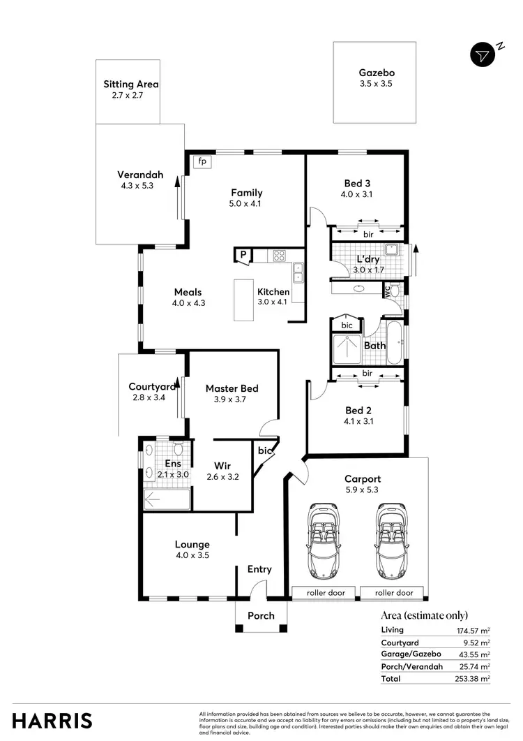 Floorplan of Homely house listing, 14 Aramon Street, Nuriootpa SA 5355