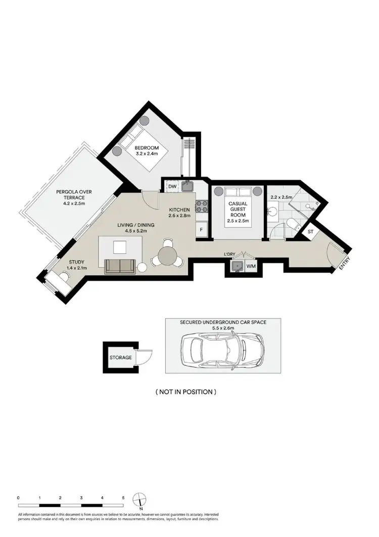 Floorplan of Homely unit listing, 42/10 Darley Road, Manly NSW 2095