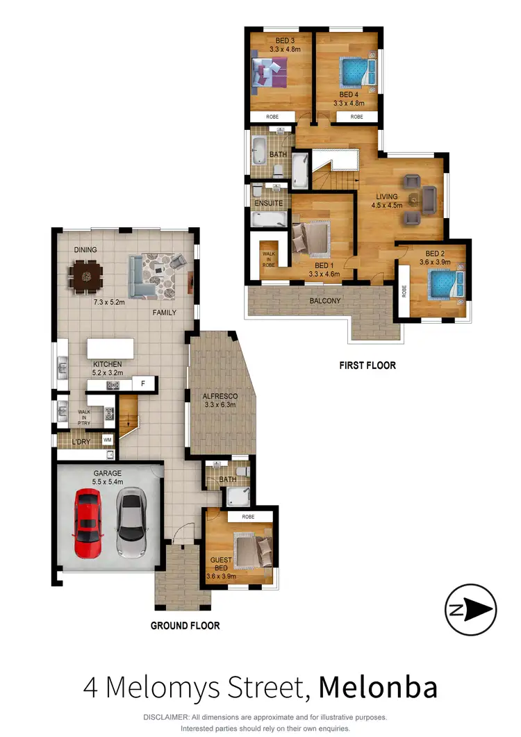 Floorplan of Homely house listing, 4 Melomys Street (Melonba), Marsden Park NSW 2765