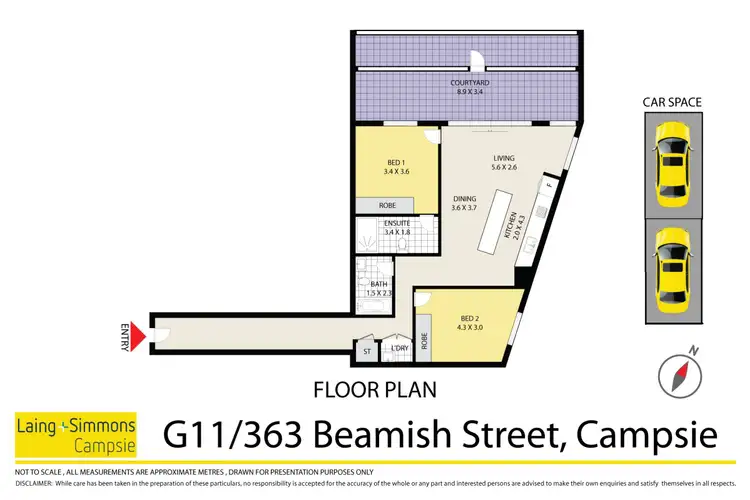 Floorplan of Homely apartment listing, G11/363 Beamish Street, Campsie NSW 2194