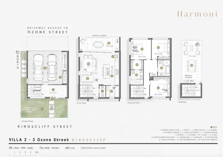 Floorplan of Homely townhouse listing, 1/3 Ozone Street, Kingscliff NSW 2487