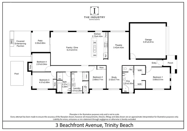 Floorplan of Homely house listing, 3 Beachfront Avenue, Trinity Beach QLD 4879
