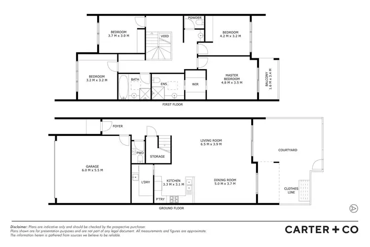 Floorplan of Homely townhouse listing, 7/15 Dickins Street, Forde ACT 2914