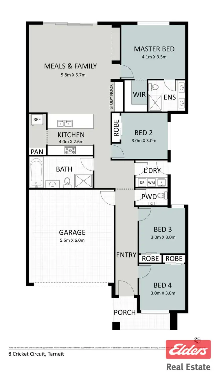 Floorplan of Homely house listing, 8 Cricket Circuit, Tarneit VIC 3029