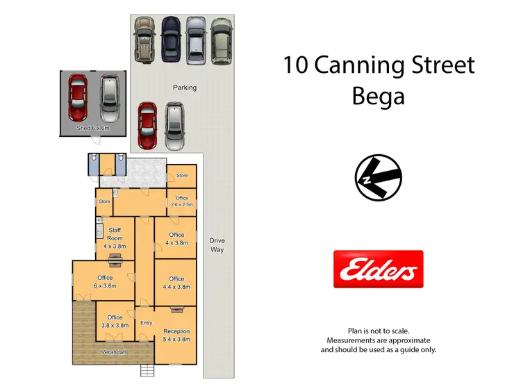 Floorplan of Homely house listing, 10 Canning Street, Bega NSW 2550
