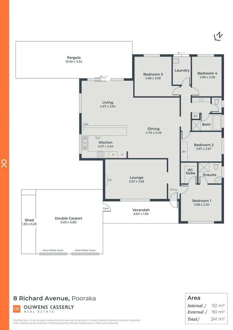 Floorplan of Homely house listing, 8 Richard Avenue, Pooraka SA 5095