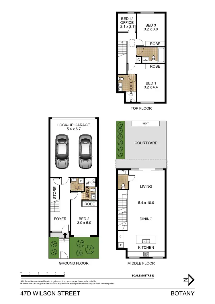 Floorplan of Homely house listing, 47D Wilson Street, Botany NSW 2019