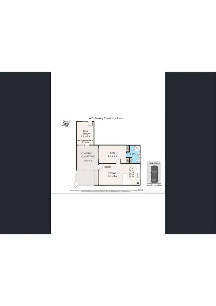 Floorplan of Homely unit listing, 7/25 Fairway Street, Frankston VIC 3199