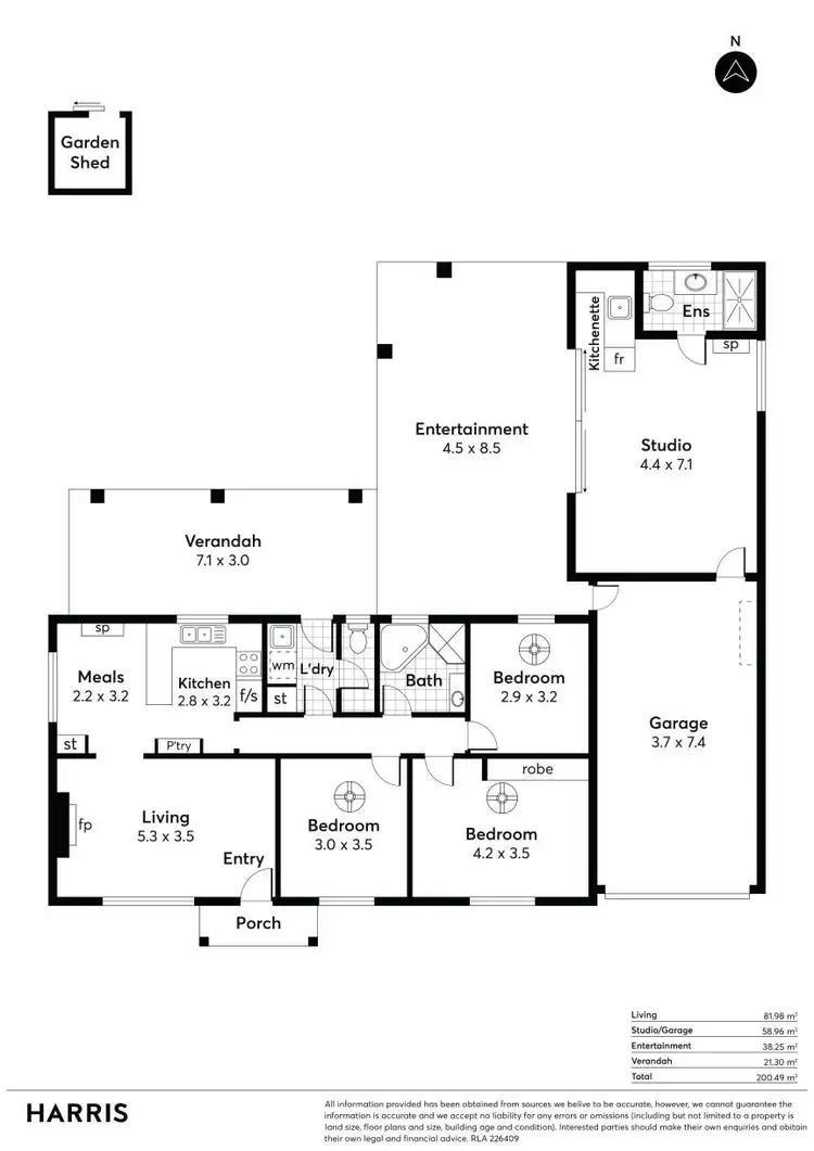 Floorplan of Homely house listing, 31 Matthew Street, Bedford Park SA 5042