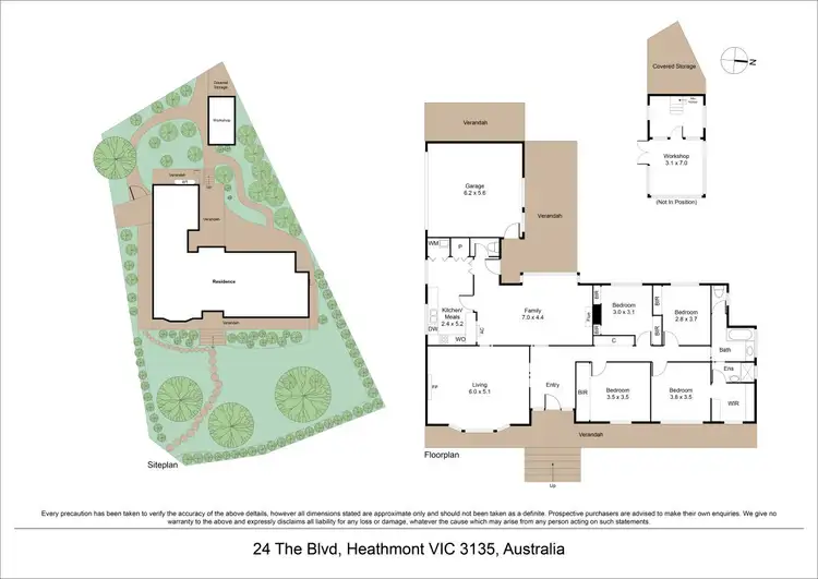 Floorplan of Homely house listing, 24 The Boulevard, Heathmont VIC 3135