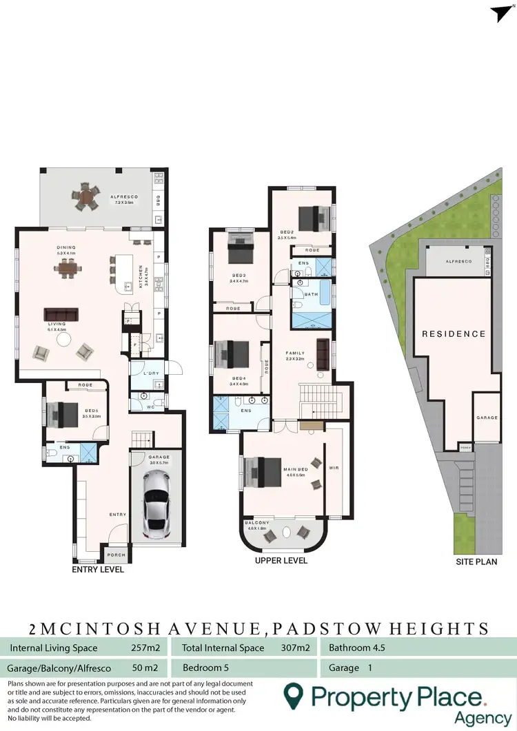 Floorplan of Homely semi-detached listing, 2B McIntosh Avenue, Padstow Heights NSW 2211