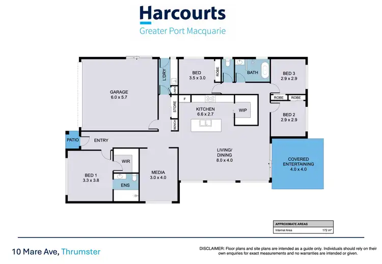 Floorplan of Homely house listing, 10 Mare Avenue, Thrumster NSW 2444