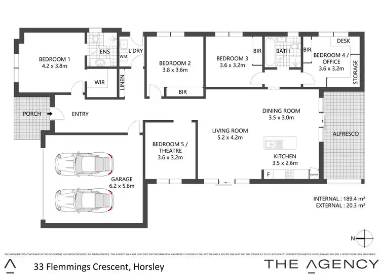 Floorplan of Homely house listing, 33 Flemmings Crescent, Horsley NSW 2530