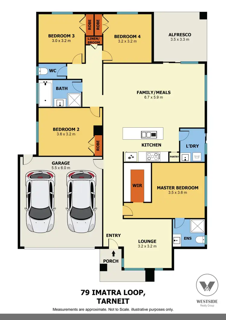 Floorplan of Homely house listing, 79 Imatra Loop, Tarneit VIC 3029