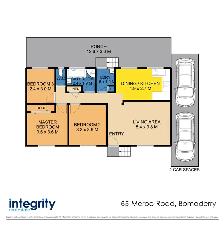 Floorplan of Homely house listing, 65 Meroo Road, Bomaderry NSW 2541