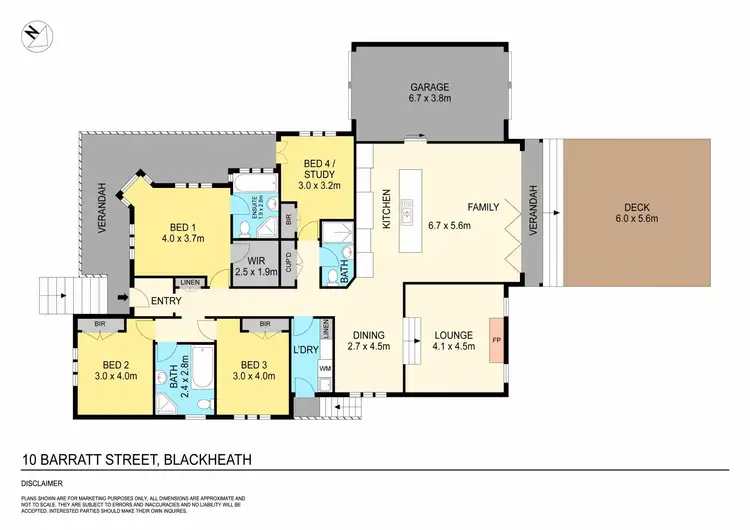 Floorplan of Homely house listing, 10 Barratt Street, Blackheath NSW 2785