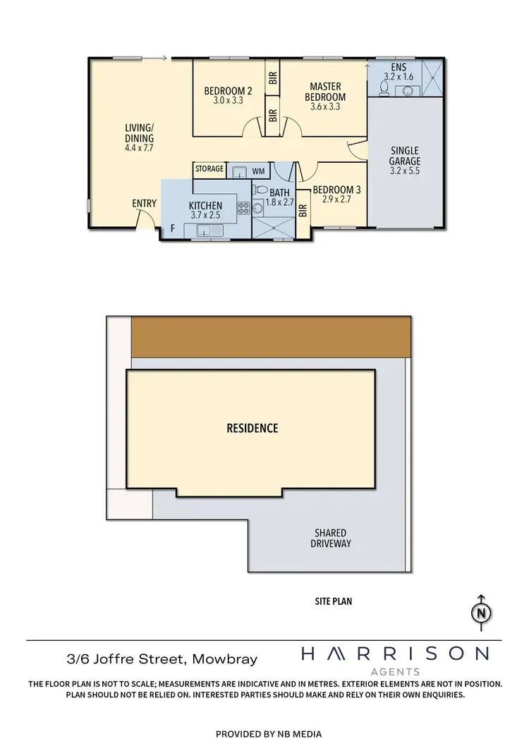 Floorplan of Homely unit listing, 2/6 Joffre Street, Mowbray TAS 7248