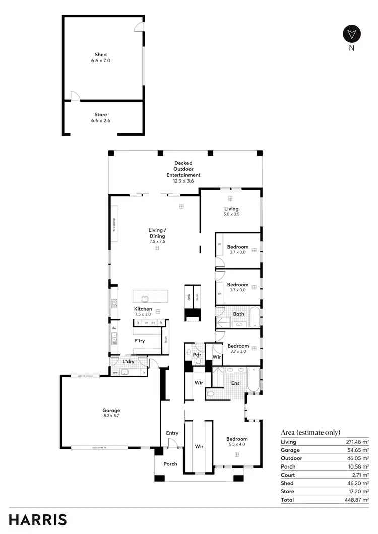 Floorplan of Homely house listing, 7 Eton Road, Somerton Park SA 5044