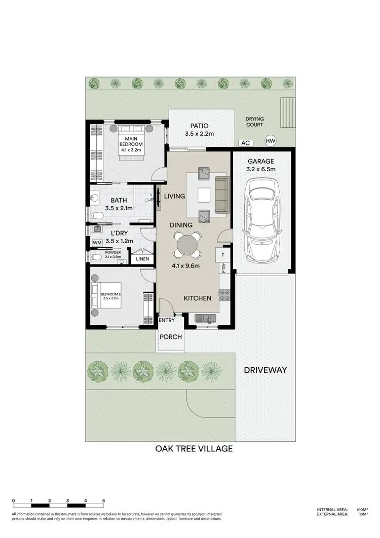 Floorplan of Homely villa listing, 15 Oak Tree Village, Mudgee NSW 2850