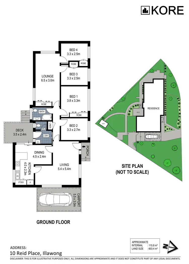 Floorplan of Homely house listing, 10 Reid Place, Illawong NSW 2234