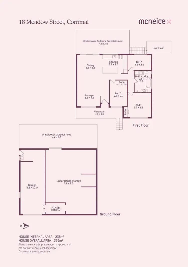Floorplan of Homely house listing, 18 Meadow Street, Corrimal NSW 2518