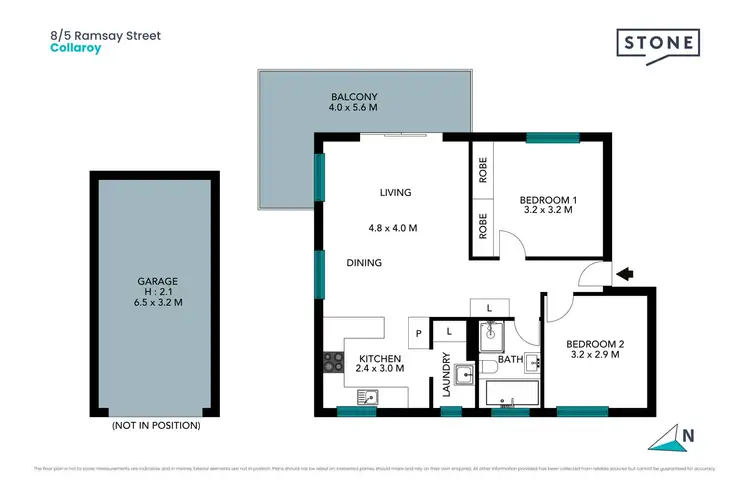 Floorplan of Homely unit listing, 8/5 Ramsay Street, Collaroy NSW 2097