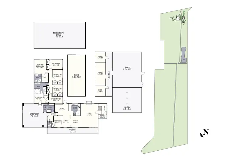 Floorplan of Homely rural property listing, 1-3 Tarrawarra Road, Coldstream VIC 3770
