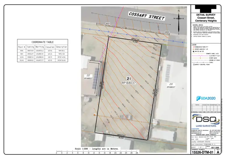 Floorplan of Homely land listing, 14 Cossart Street, Centenary Heights QLD 4350