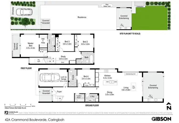 Floorplan of Homely semi-detached listing, 42A Crammond Boulevarde, Caringbah NSW 2229
