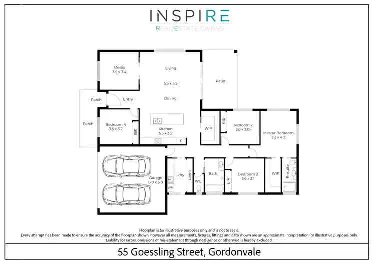 Floorplan of Homely house listing, 55 Goessling Street, Gordonvale QLD 4865