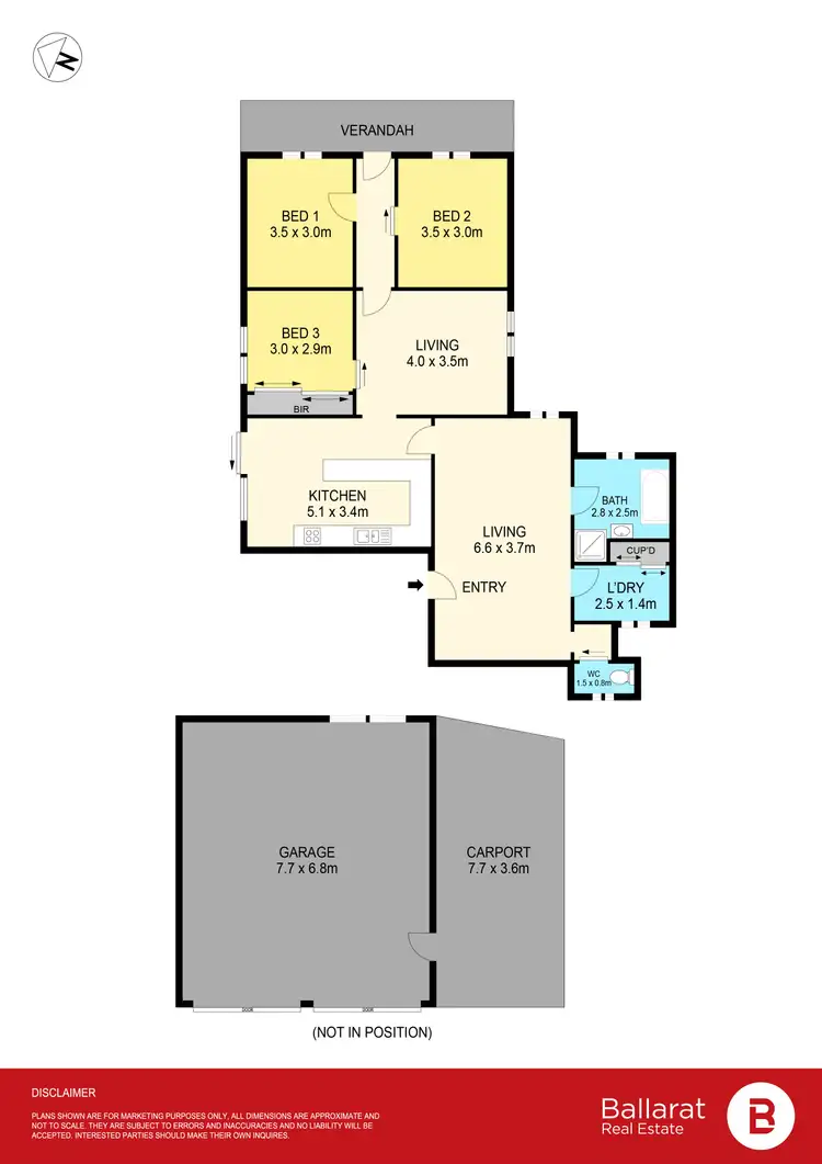 Floorplan of Homely house listing, 2 Bagge Street, Golden Point VIC 3350