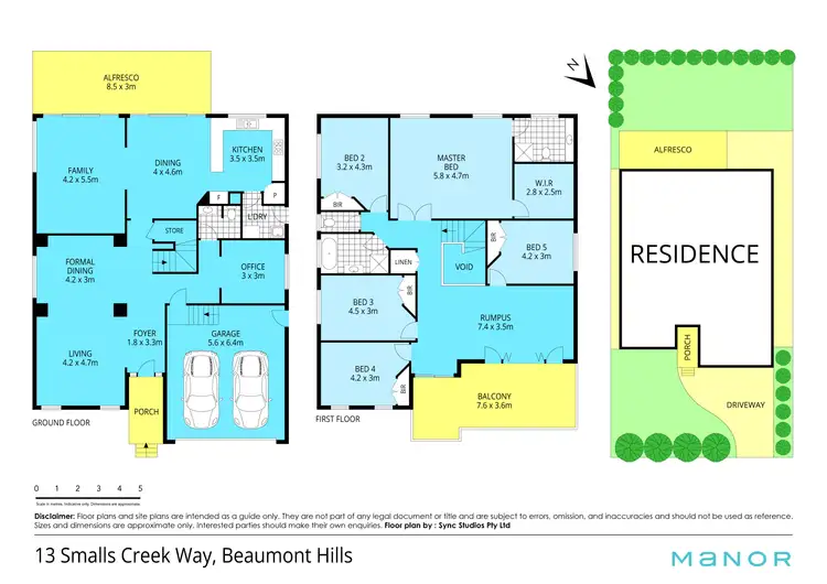 Floorplan of Homely house listing, 13 Smalls Creek Way, Beaumont Hills NSW 2155
