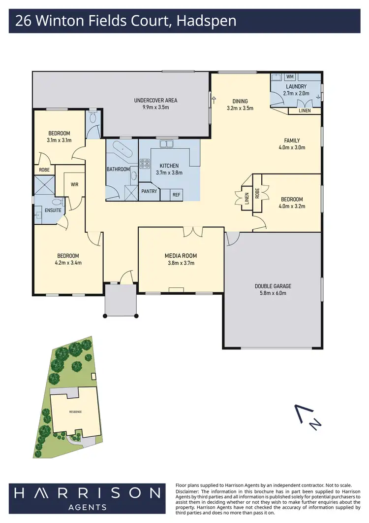 Floorplan of Homely house listing, 26 Winton Fields Court, Hadspen TAS 7290