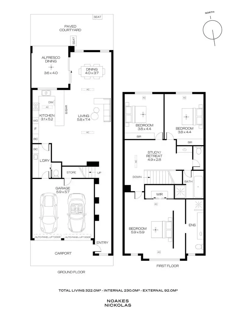 Floorplan of Homely house listing, 6 Bradley Terrace, Lightsview SA 5085