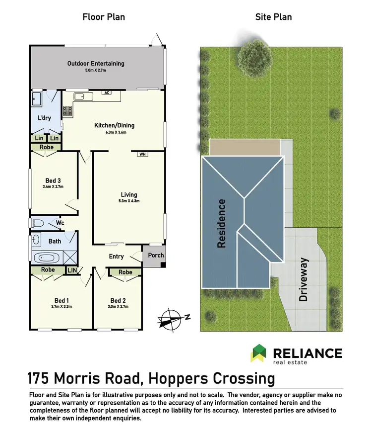 Floorplan of Homely house listing, 175 Morris Road, Hoppers Crossing VIC 3029