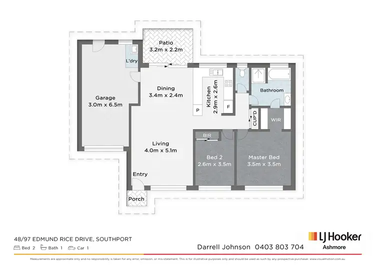 Floorplan of Homely house listing, 48/97 Edmund Rice Drive, Southport QLD 4215