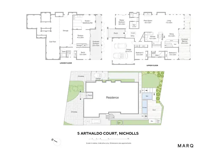 Floorplan of Homely house listing, 5 Arthaldo Court, Nicholls ACT 2913