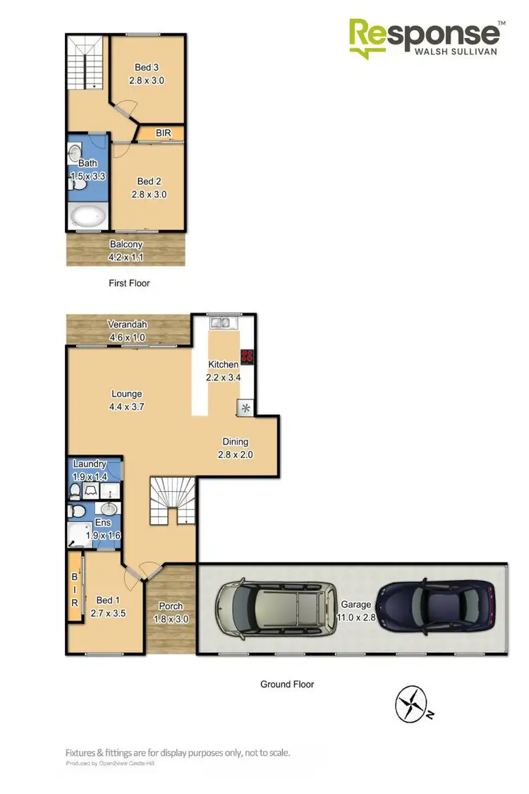 Floorplan of Homely townhouse listing, 3/241-243 Old Windsor Road, Old Toongabbie NSW 2146