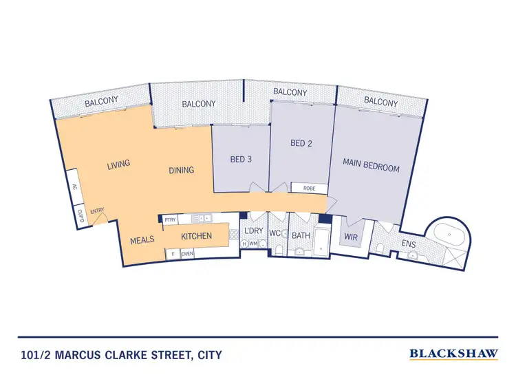 Floorplan of Homely apartment listing, 101/2 Marcus Clarke Street, City ACT 2601