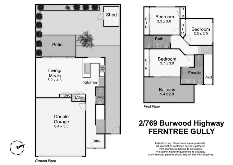 Floorplan of Homely unit listing, 2/769 Burwood Highway, Ferntree Gully VIC 3156