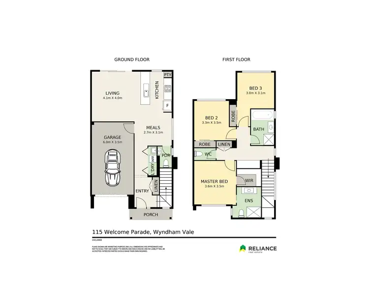 Floorplan of Homely house listing, 115 Welcome Parade, Wyndham Vale VIC 3024