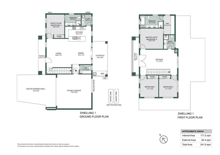 Floorplan of Homely house listing, Lot 1-2/22 Willow Crescent, Campbelltown SA 5074