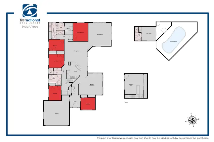 Floorplan of Homely house listing, 5 Anita Close, Taree NSW 2430