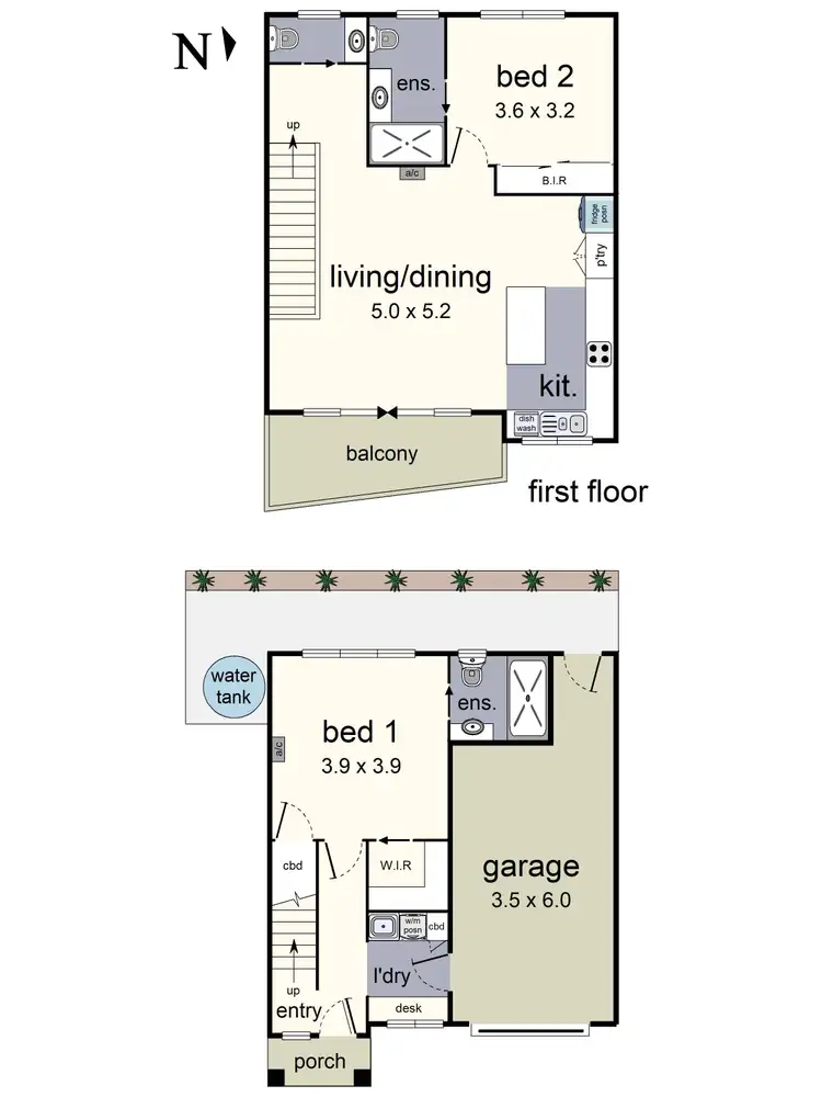Floorplan of Homely townhouse listing, 3 Travis Close, Lilydale VIC 3140
