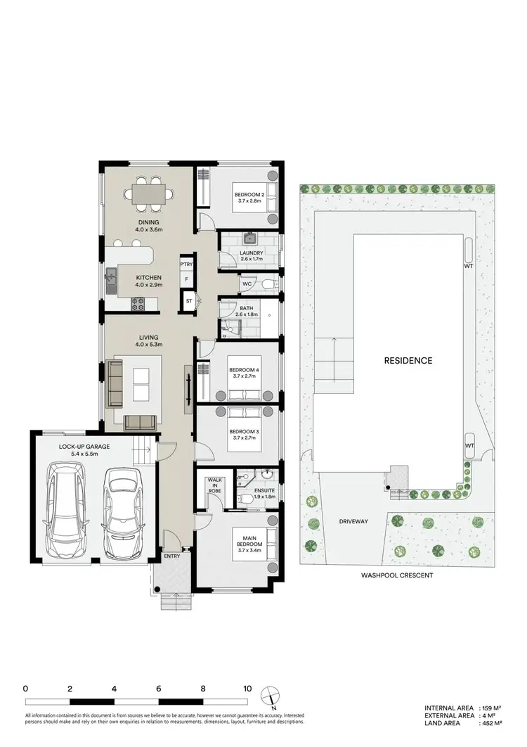 Floorplan of Homely house listing, 6 Washpool Crescent, Woongarrah NSW 2259