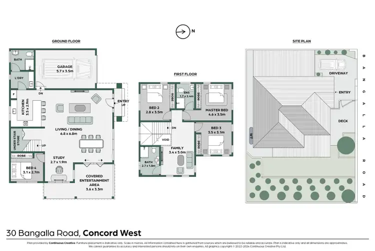 Floorplan of Homely semi-detached listing, 30 Bangalla Road, Concord West NSW 2138